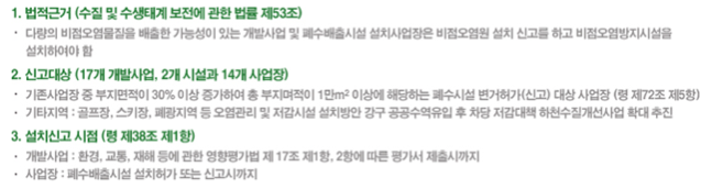 비점오염처리시설 비점오염처리시설