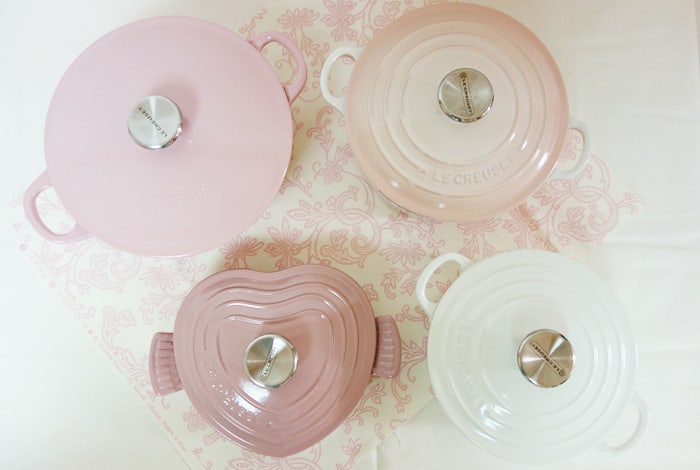 냄비 :: 르쿠르제 - 무쇠냄비 핑크 (Le creuset Pink Pot) 프랑스 르쿠르제 원형냄비 / 핑크캐서롤