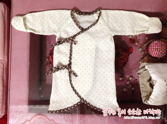  [handmade] 손바느질_거즈 어깨절개 배냇저고리 만들기_태교바느질 세번째