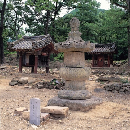 보물 제428호 군위 인각사 보각국사탑 및 비 (軍威 麟角寺 普覺國師塔 ...
