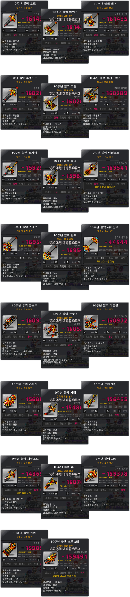 메이플스토리 본섭 2013.04.25(목) Ver. 1.2.193 업데이트 - 10주년 이벤트, 소울마스터 개편 : 네이버 블로그