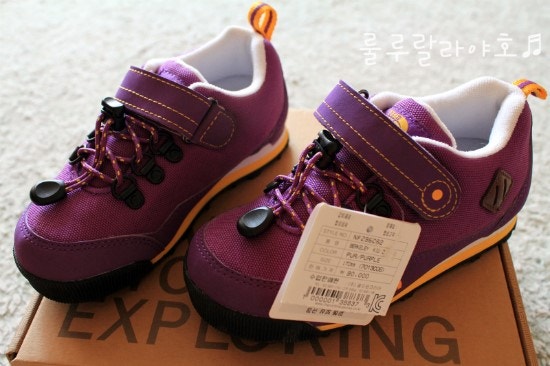노스페이스 키즈 운동화 노스페이스 키즈 등산화 버클리키즈 BERKELEY KID 2 NFZ96C62 PURPLE