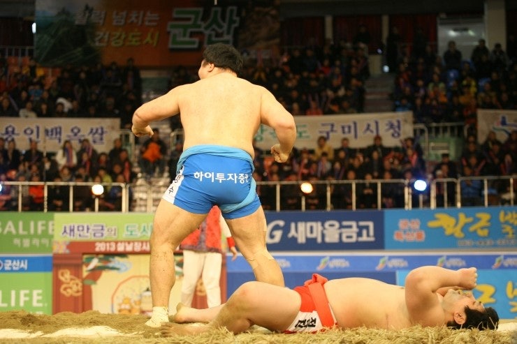 2013. 2. 설날장사 씨름대회 윤정수선수 4강전