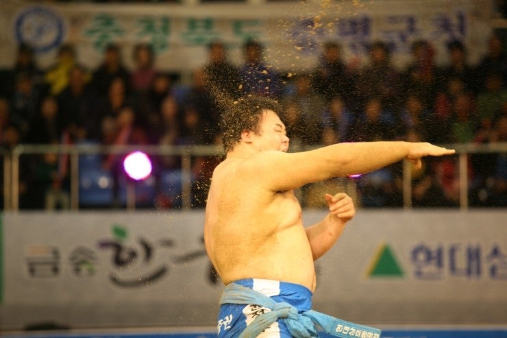 2013.2. 설날장사 씨름 윤정수 결승전 시상식