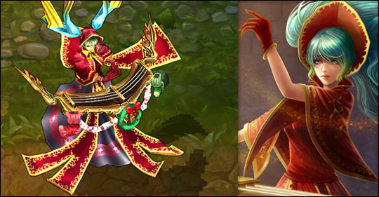 고요한밤 소나 - 인게임/일러스트/리그오브레전드 보상 : 네이버 블로그