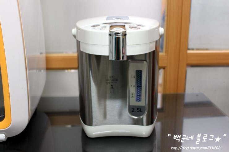  백호를 위해 한일미피보온포트 HWP-250MF 구입하다