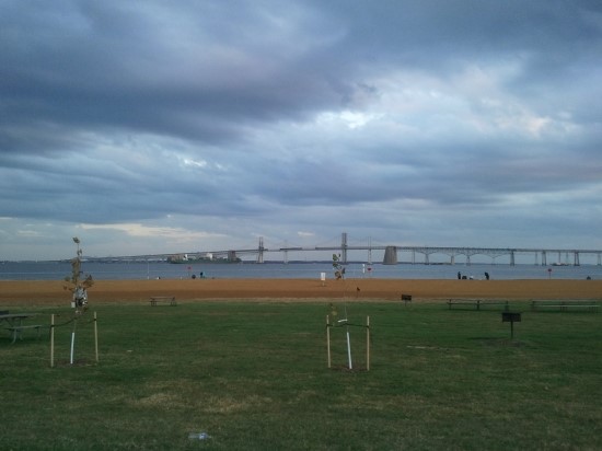 체사피크 베이 브리지(Chesapeake Bay Bridge), 샌디 포인트 스테이트 파크(Sandy Point State Park)