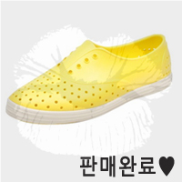 새제품]네이티브 제리코 레몬 신데렐라 사이즈 230mm 레인신발 실내화 고무신