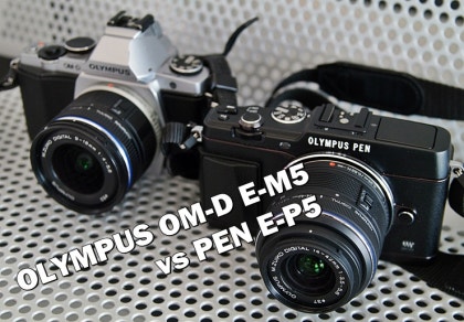 올림푸스 미러리스 PEN E-P5 vs OM-D E-M5 : 네이버 블로그