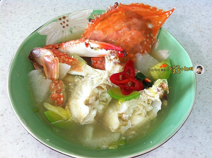 맑은꽃게탕/꽃게탕 맛있게 끓이는 법(달궁맘 요리레시피)