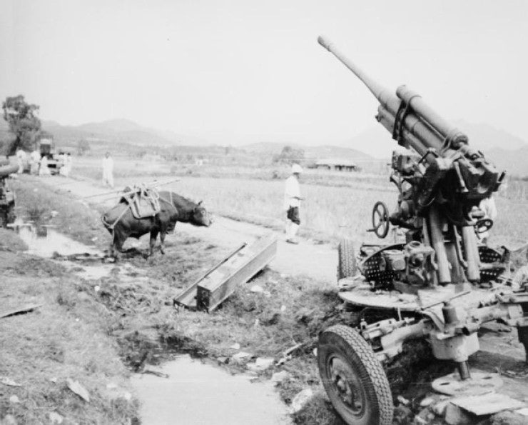 한국전 당시 북한군이 사용한 소련제 85mm 대공포 [Korean War during North Korea Army used Soviet Union 85mm....