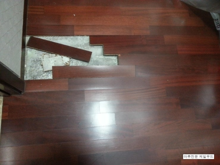  시흥동 린든그루브 원목마루 보수