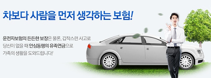삼성화재 운전자보험 안심동행 월납입 보험료는 얼마정도 될까?