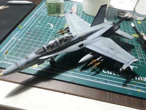  아카데미 1/72 F/A-18D 호네트-4