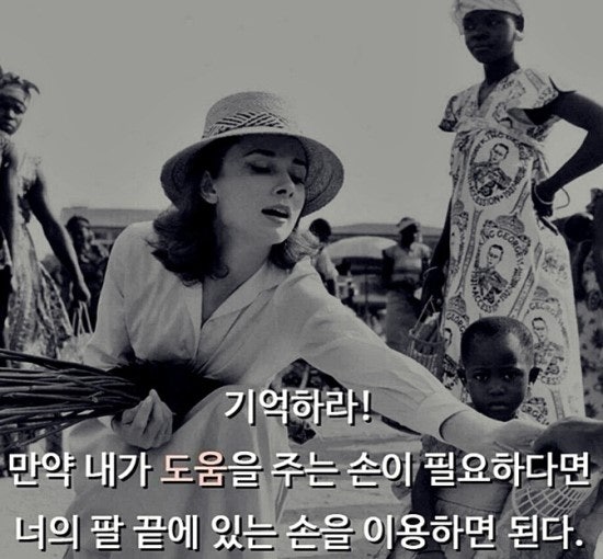 감동받은 오드리햅번 명언집