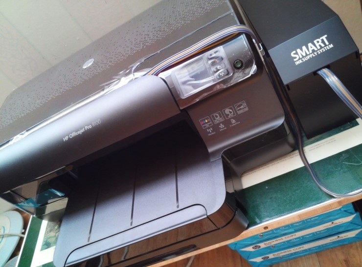무한잉크 프린터기로 구입한 HP Officejet Pro 8100