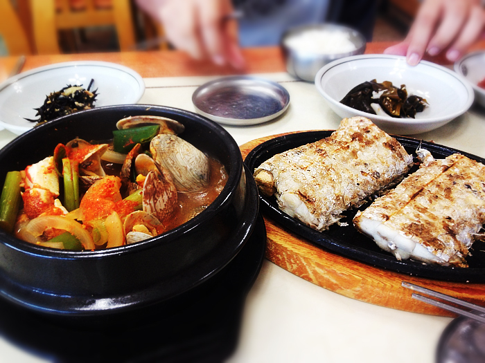  먹는풍경) 제주도 맛집/성산일출봉 맛집 /산포식당과 복자씨 연탄구이:)