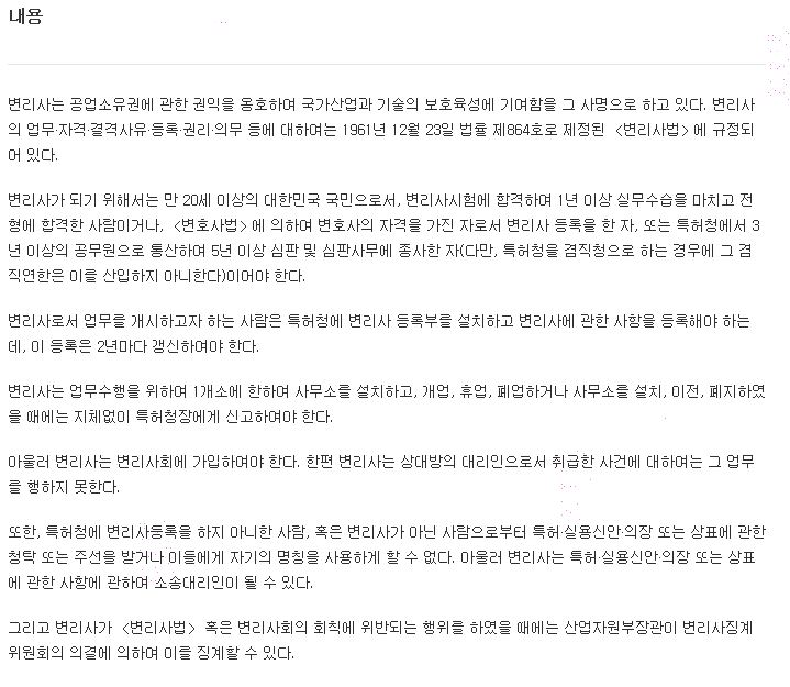 변리사(변리사는 어떻게 일하는가) 3
