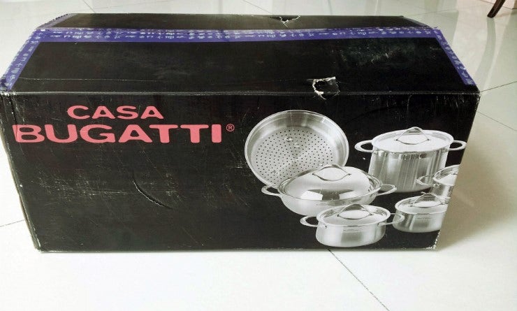 [CASA BUGATTI/까사부가티] 까사 부가티 통 5중 스텐냄비 7종