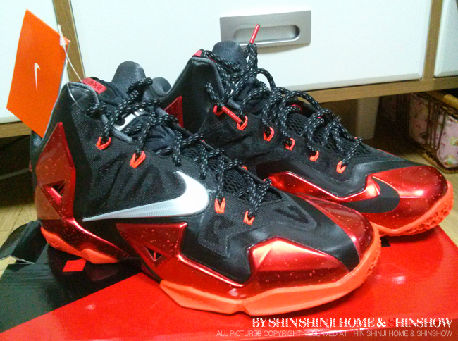 장군이 신발장 NIKE LEBRON 11 (나이키 르브론 11 검빨)