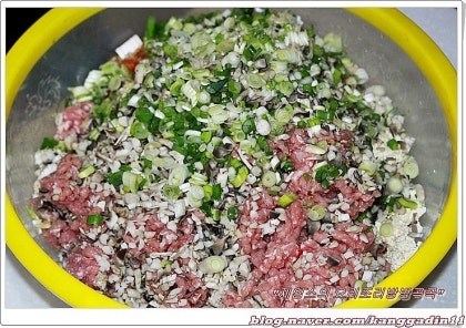 김치만두속만드는법 고기만두속만드는법 수제만두만들기 : 네이버 블로그