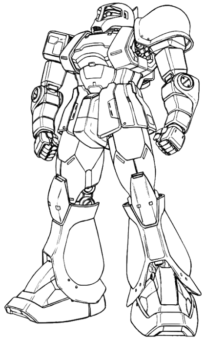 마스터 건담 색칠하기놀이