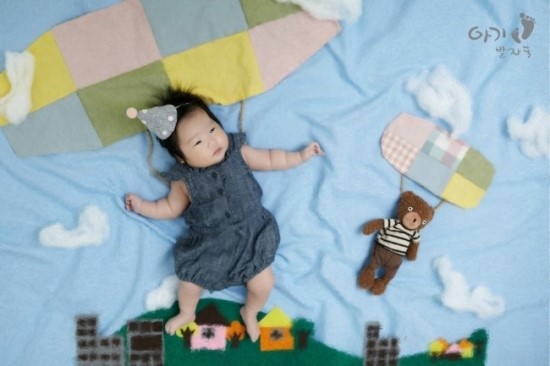  둘째 딸 50일 촬영 했어요^^