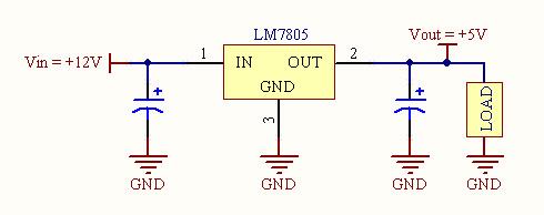 5V 전원 만들기 (LM7805와 LM2575)