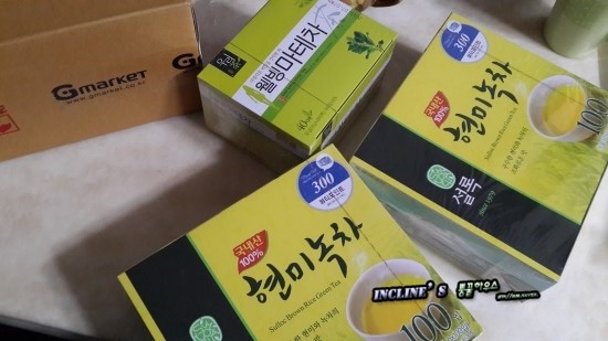 설록 현미녹차 100티X2개 