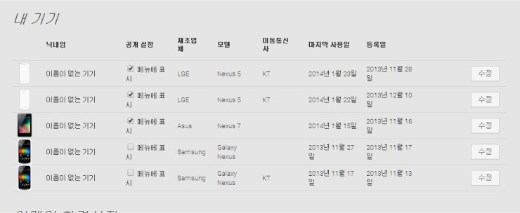  안드로이드 디바이스 매니저 기기 삭제