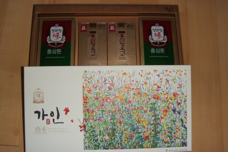  * 정관장 홍삼톤골드와 홍삼정옥고