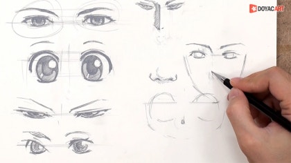 눈을 쉽게 그리는 방법