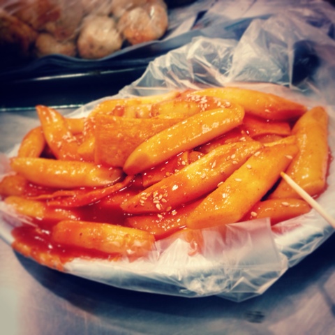  먹는풍경) 명동 떡볶이 :P