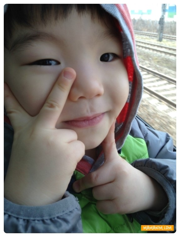  기차를 처음 타봤어요~^^ +36개월