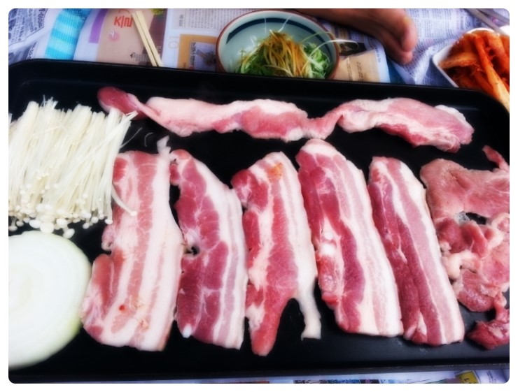  삼겹살 칼로리 이정도였어?? 목살 보쌈 