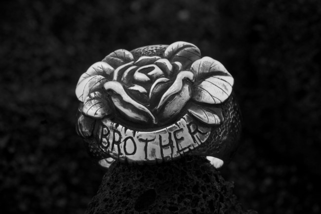  Old school rose brother ring  madmoth 올드스쿨장미 브라더 링 매드모스