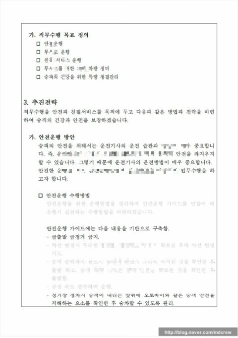 포트폴리오] 직무수행 계획서 : 네이버 블로그