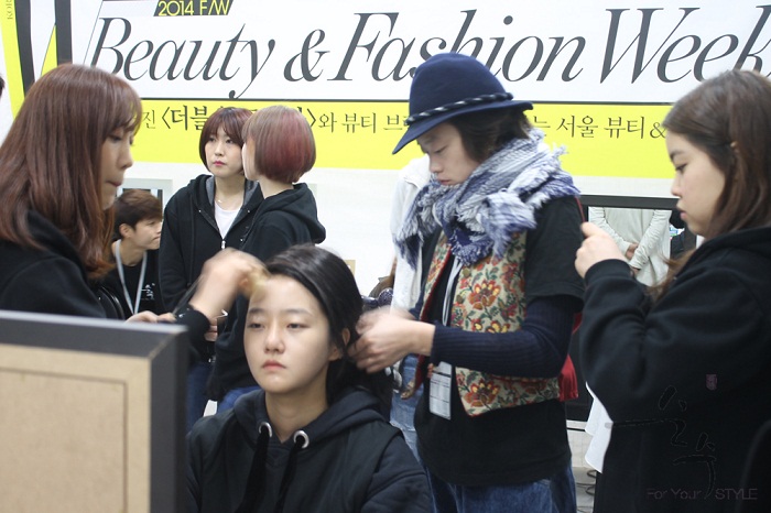 [순수 활동]서울 패션 위크 FW 2014 ‘강기옥 쇼 Back stage 현장’