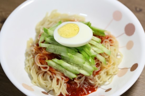  야식으로 먹은 쫄면
