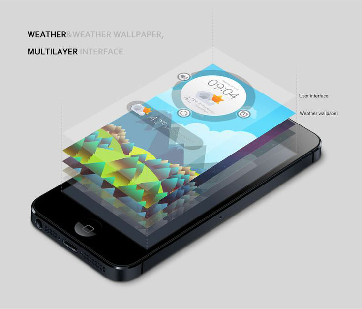 [APP] INTERSTING WEATHER APP _귀여운 날씨 어플리케이션 앱디자인 어플 UX/UI 디자인