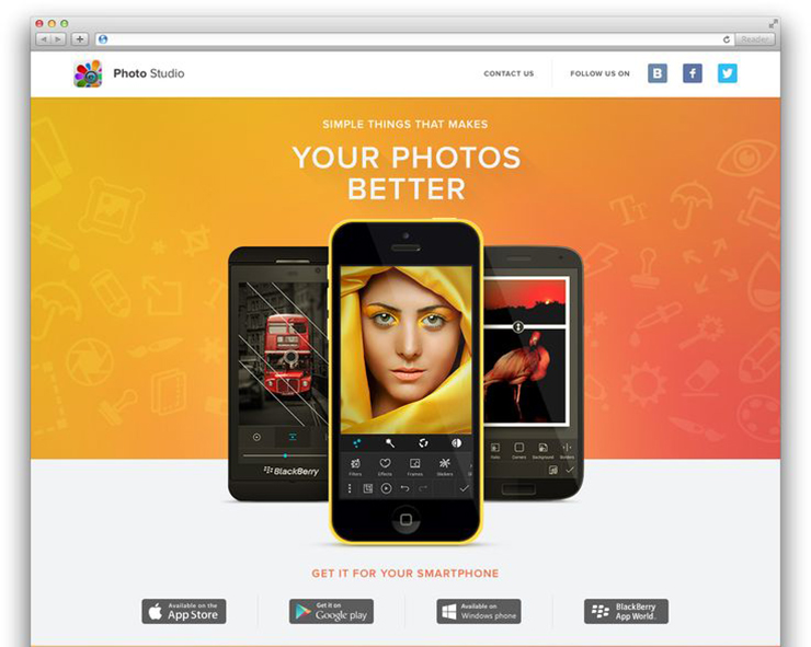  [APP/WEB] YOUT PHOTOS BETTER iPHONE APP & WEP DESIGN _ 당신의 사진을 돋보이게 만들어주는 앱디자인 UX/UI 디자인