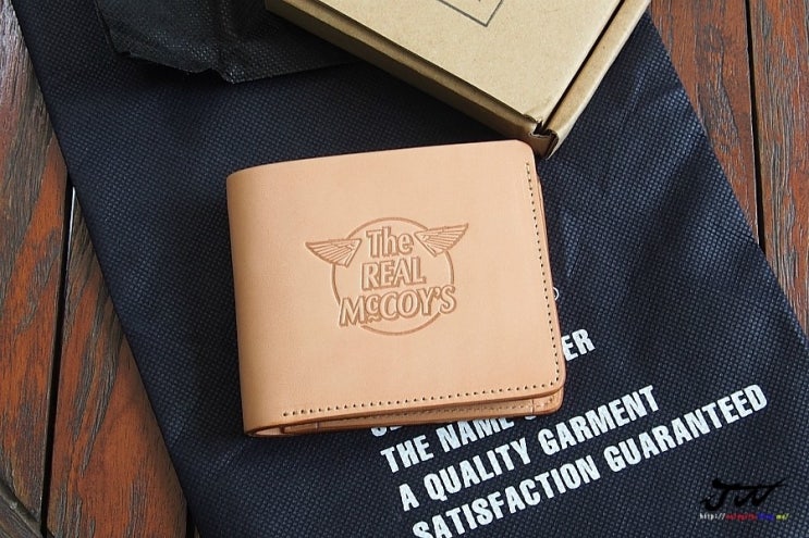 THE REAL McCOY'S ORIGINAL LOGO WALLET 리얼맥코이 오리지날 로고 지갑