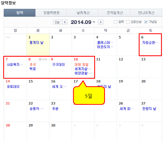 연휴총집합 : 2015년 이후 5년간 연휴 모아봅니다 :D (2015년 연휴, 2016년 연휴, 2017년 황금연휴)