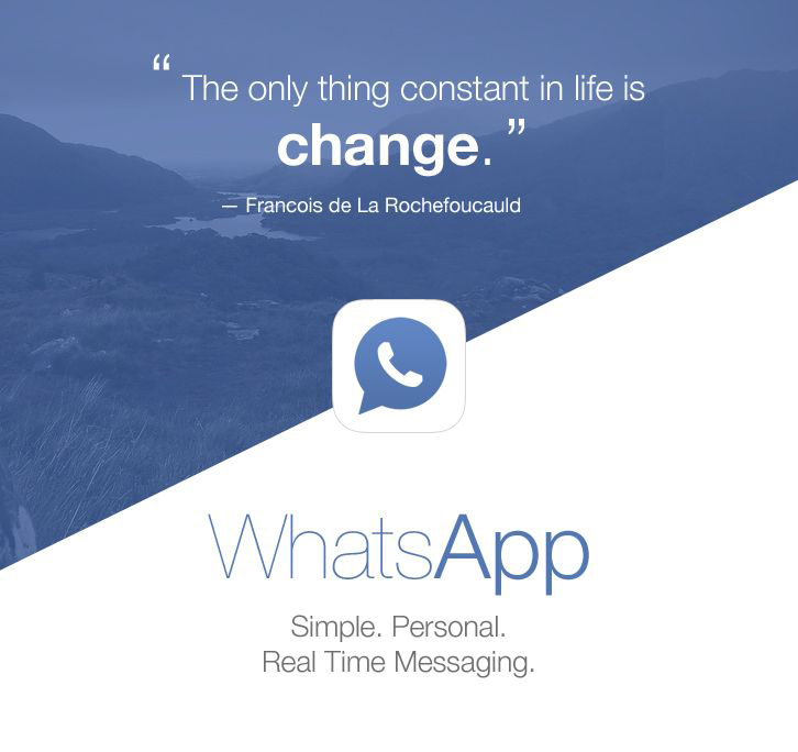  [APP] WHATS APP BLUE EDITION _심플한 기능과 디자인으로 가독성을 높인 앱디자인 UX/UI 디자인 어플리케이션 어플디자인 