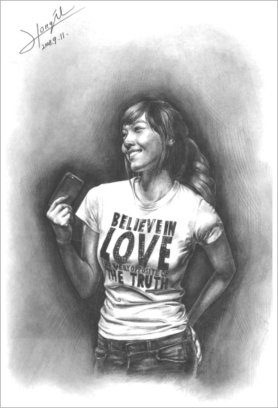  소녀시대 인물화그림!