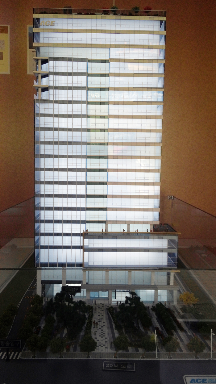 에이스하이엔드타워10차 건축물모형