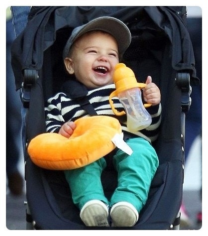 헐리웃베이비▲미란다커와 아들플린블룸