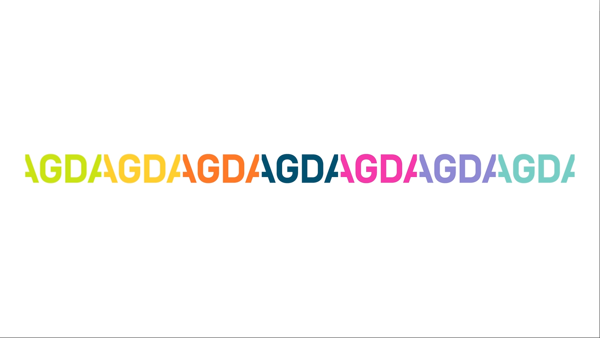 [BI/CI/LOGO] AGDA _오스트렐리아 디자인 연합회의 실험적인 디자인 프로젝트 