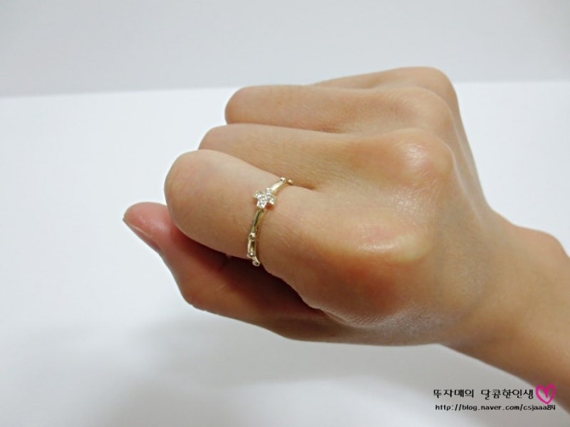 14k 묵주반지-로사리움 묵주반지