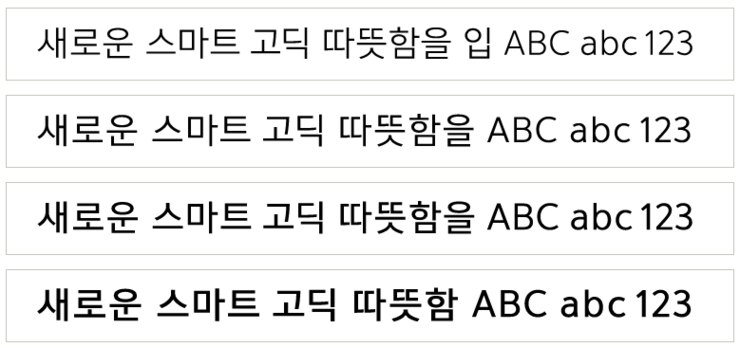  파워포인트 문서(PPT)를 작성할 때 가장 좋은 폰트는?